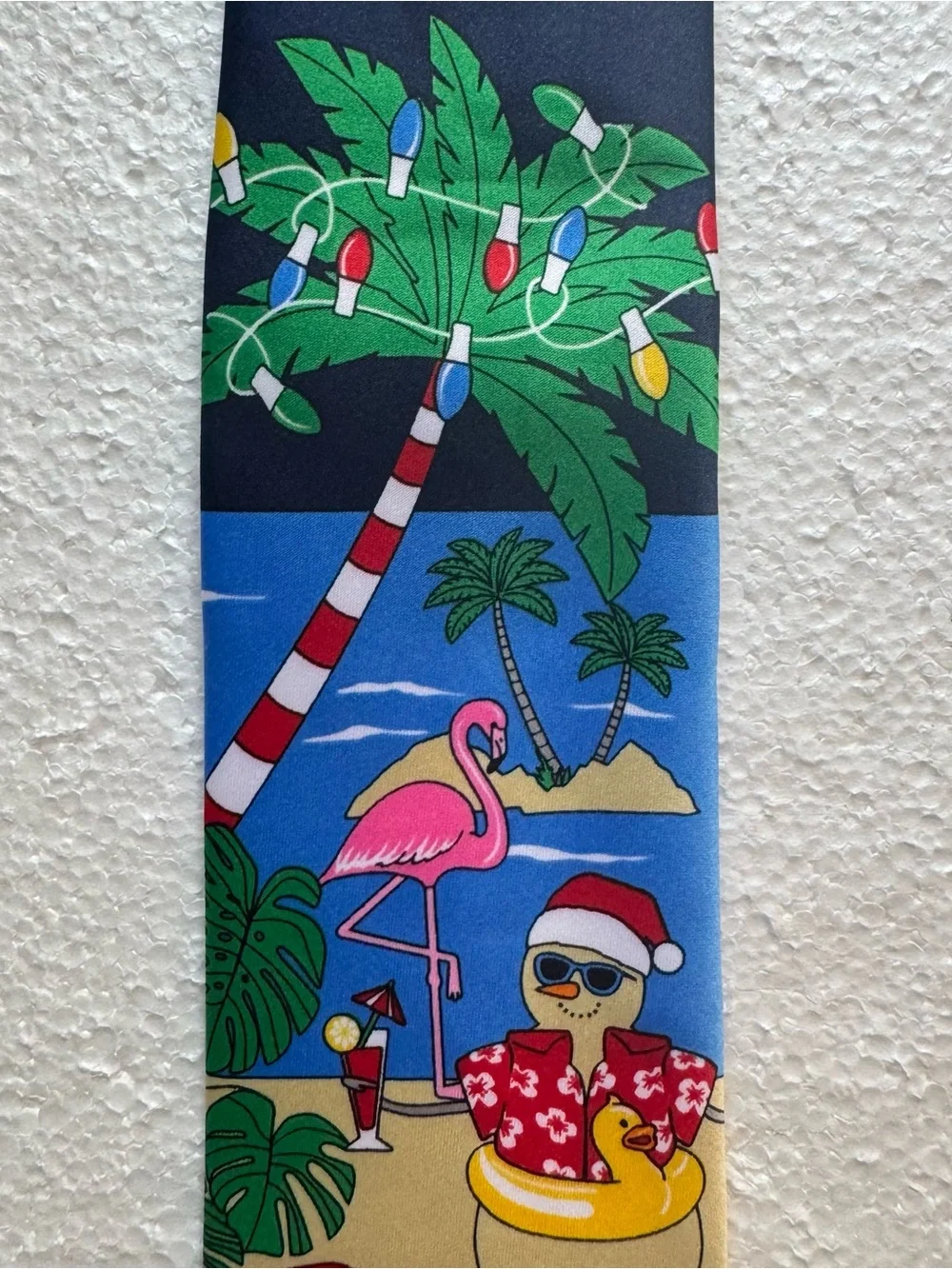 Tropical Christmas Hallmark Holiday Traditions Neck Tie